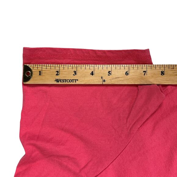 Just My Size Short Sleeve V-Neck Tee Shirt in Salmon Size 3X (22-24W) - Picture 9 of 12